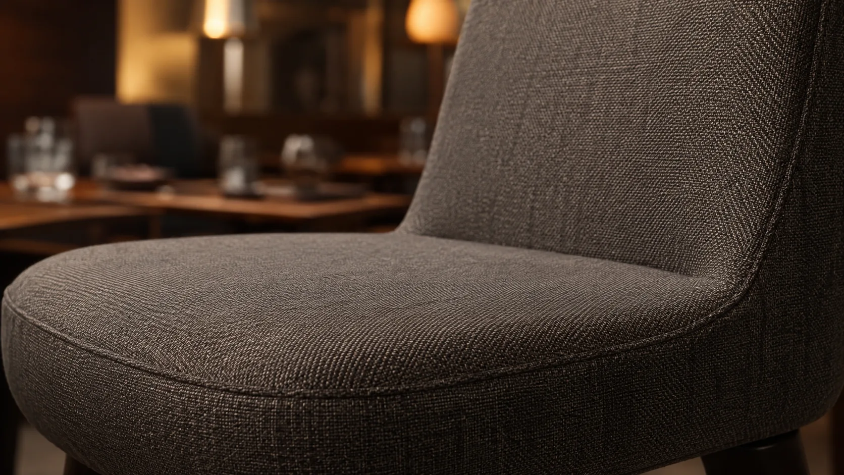 Commercial chair upholstery durability showing commercial-grade fabric resistance