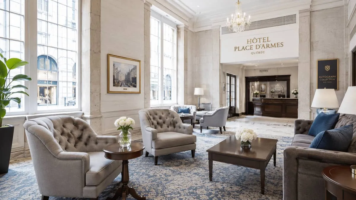 Hotel Lobby Furniture in Quebec City