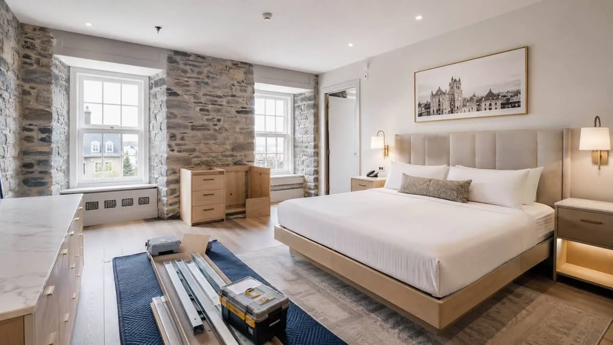 Hotel Renovation Furniture in Quebec City