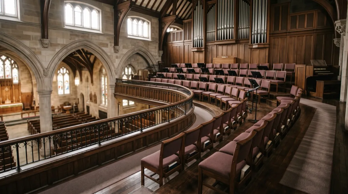 Choir Chairs: What Actually Works for Singers on Risers