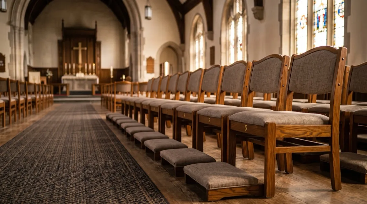 Church Chairs With Kneelers: Flip-Up, Fixed, and What to Spec