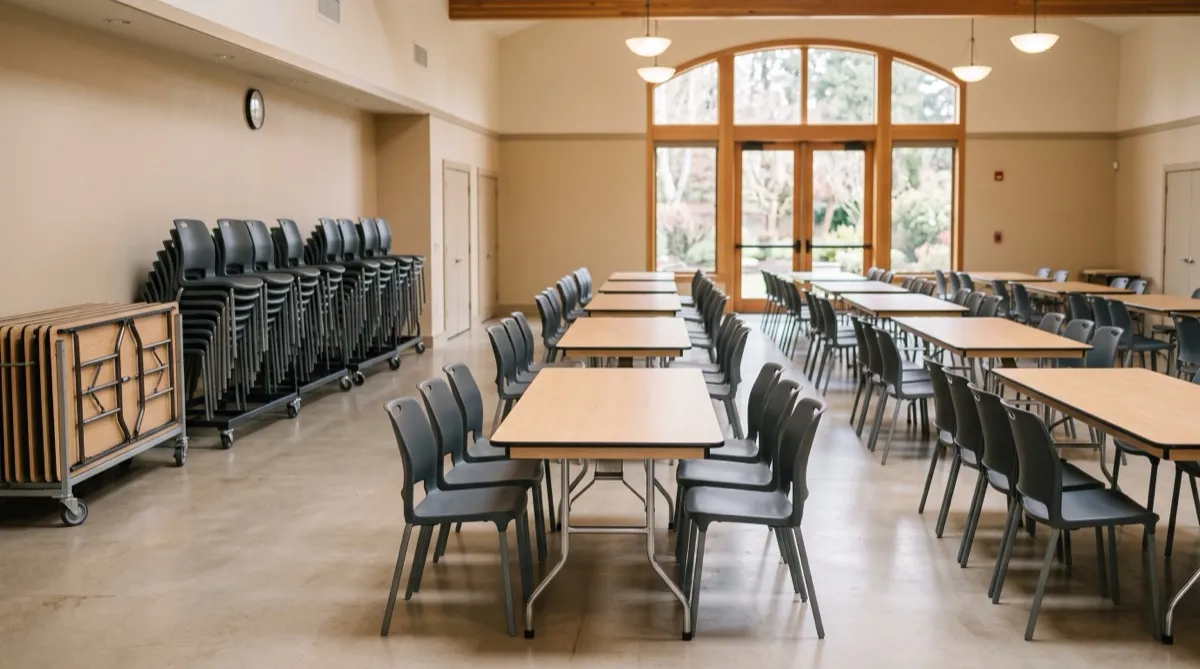 Furnishing a Church Room That Does Everything