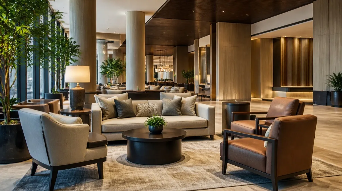 Modular Sectionals for Hotel and Office Lobbies