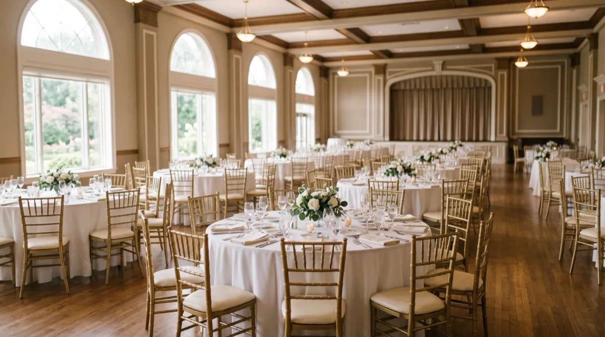 How Many Tables and Chairs for 100 Guests?
