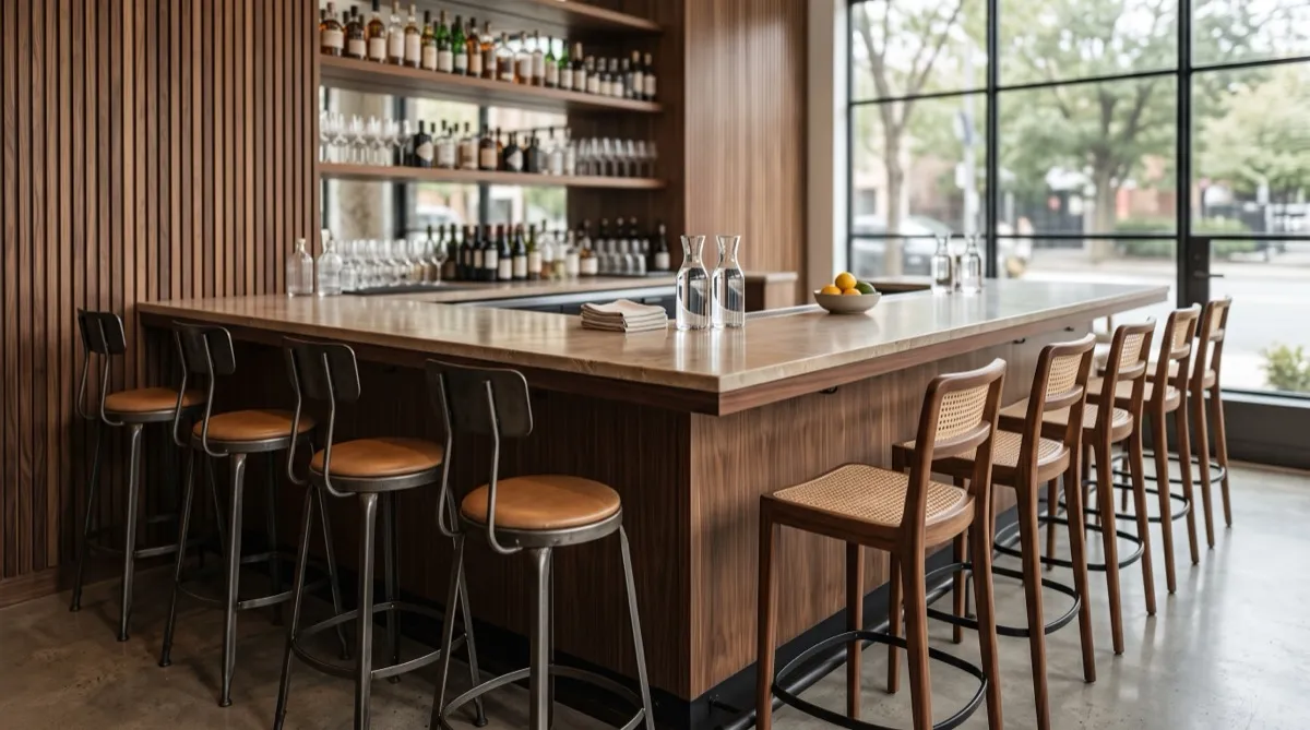 Metal Counter Stools for High-Turn Commercial Rooms