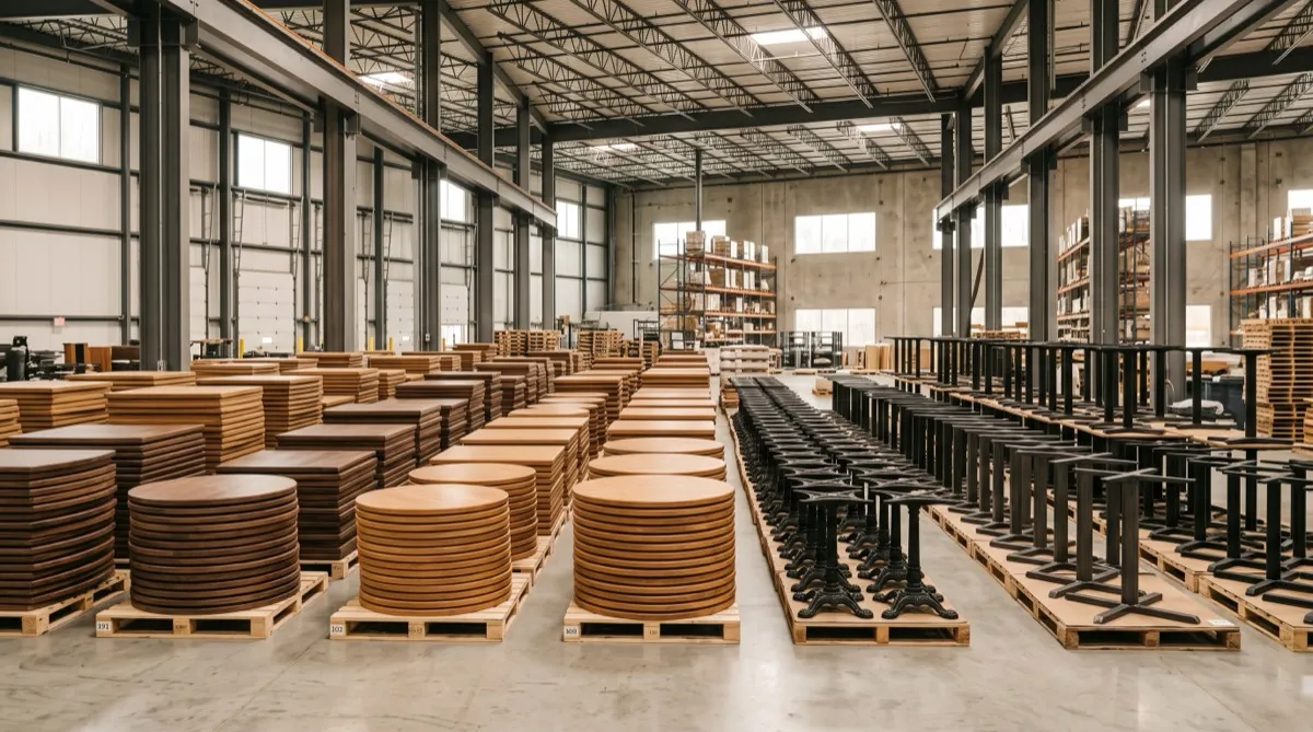 Restaurant Table Tops Wholesale: Buying Tops and Bases in Bulk