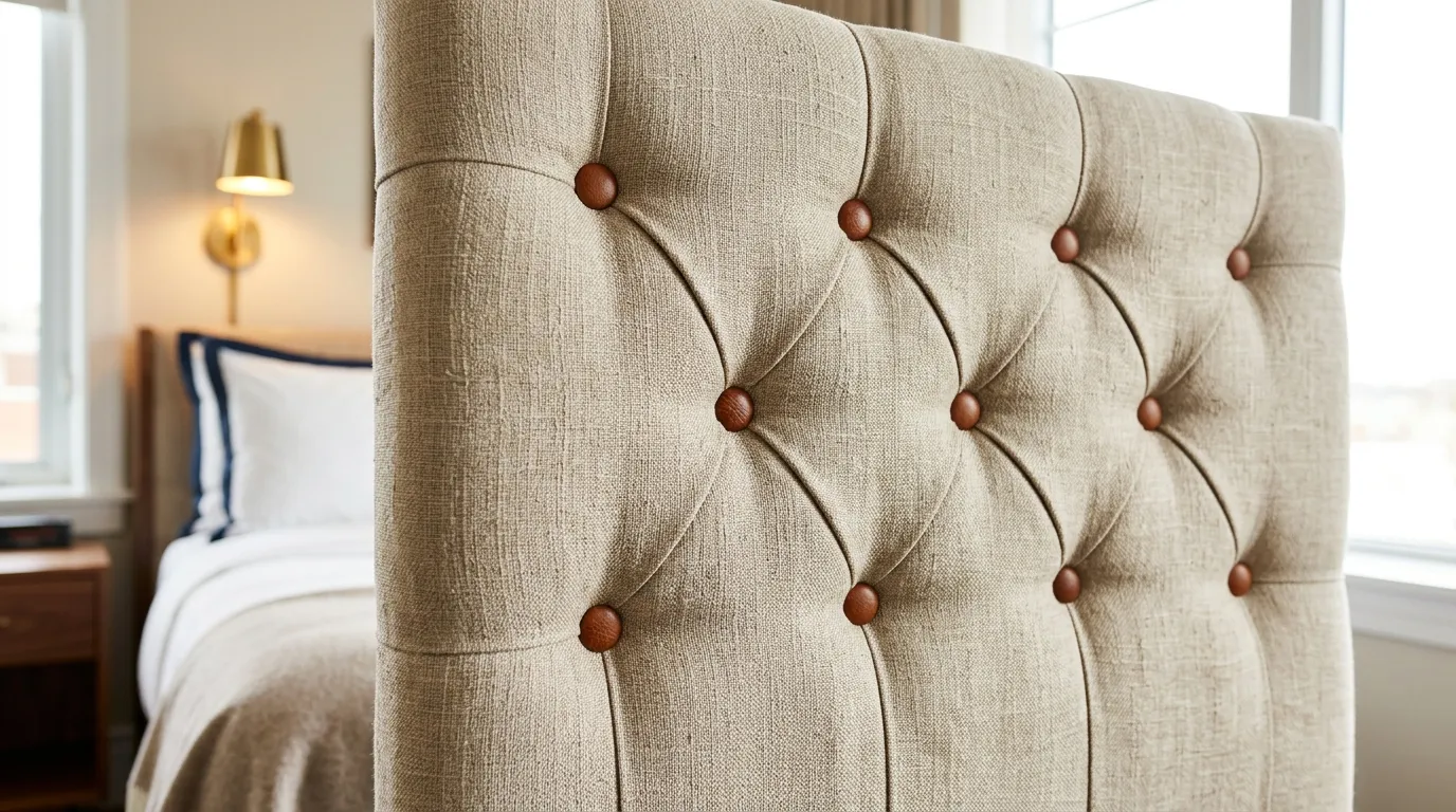 Boutique hotel furniture in Hartford downtown property showing contract-grade lounge seating near a Bushnell Park facing lobby