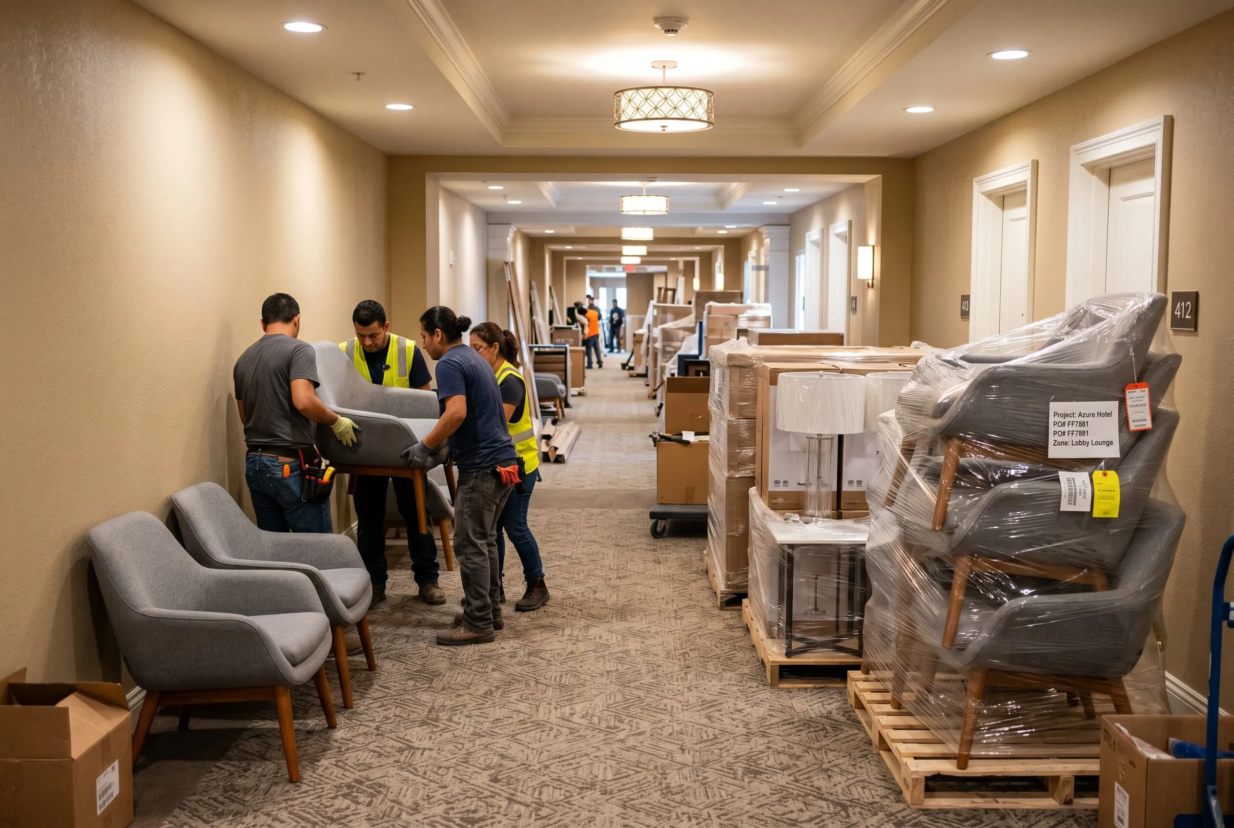 Hotel Renovation Furniture in Miami
