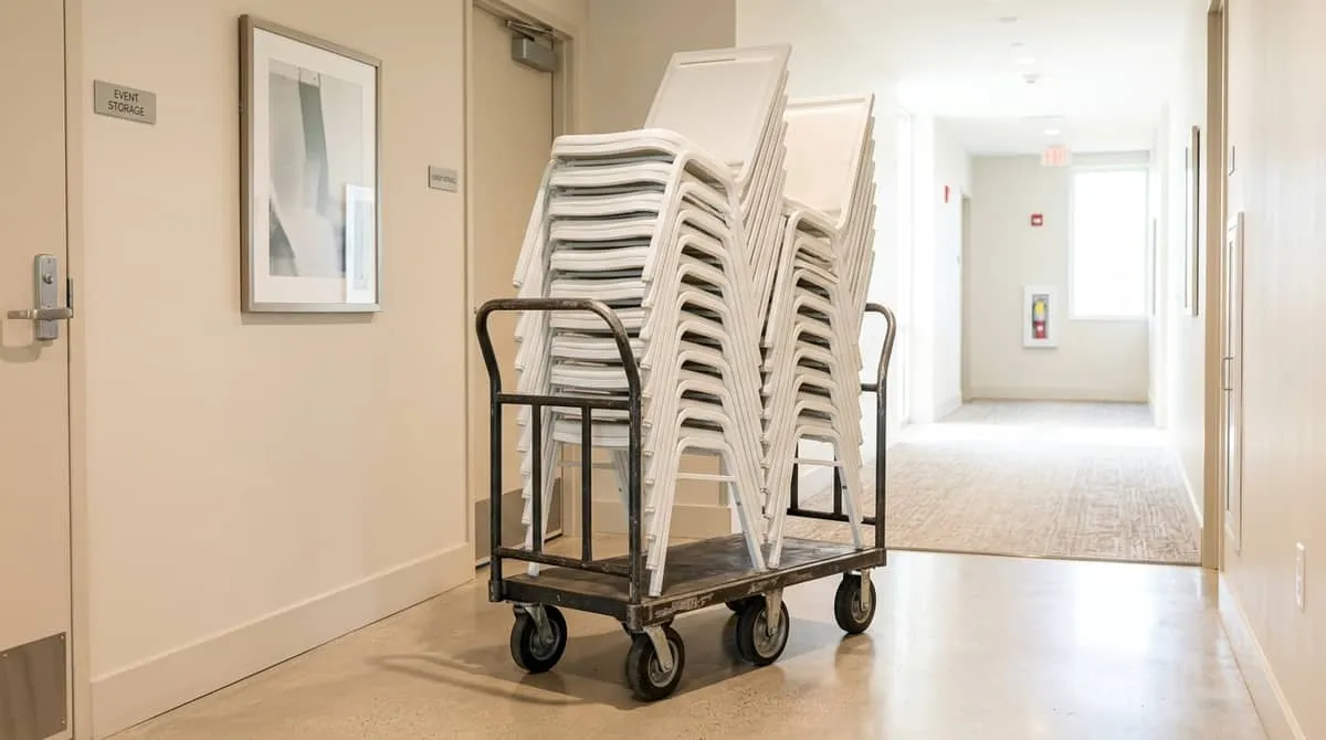 Hotel ballroom furniture for Seattle waterfront properties and tech-sector corporate event venues