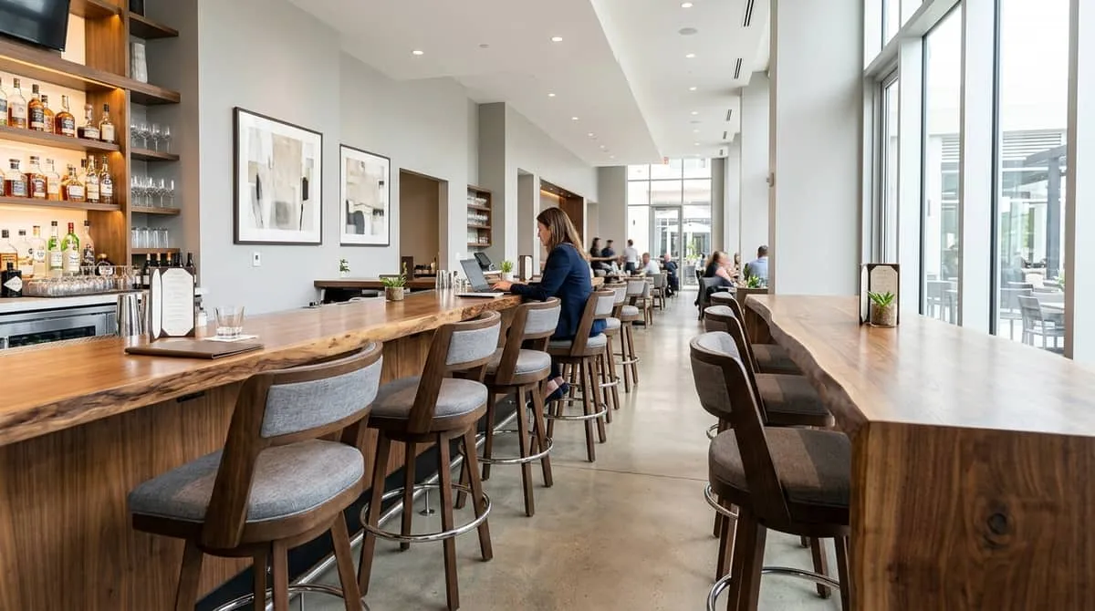 Hotel lounge seating and contract furniture for South Lake Union and tech corridor Seattle properties