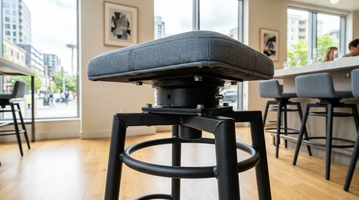 Commercial high-top tables and flexible bar seating configurations for Seattle venues