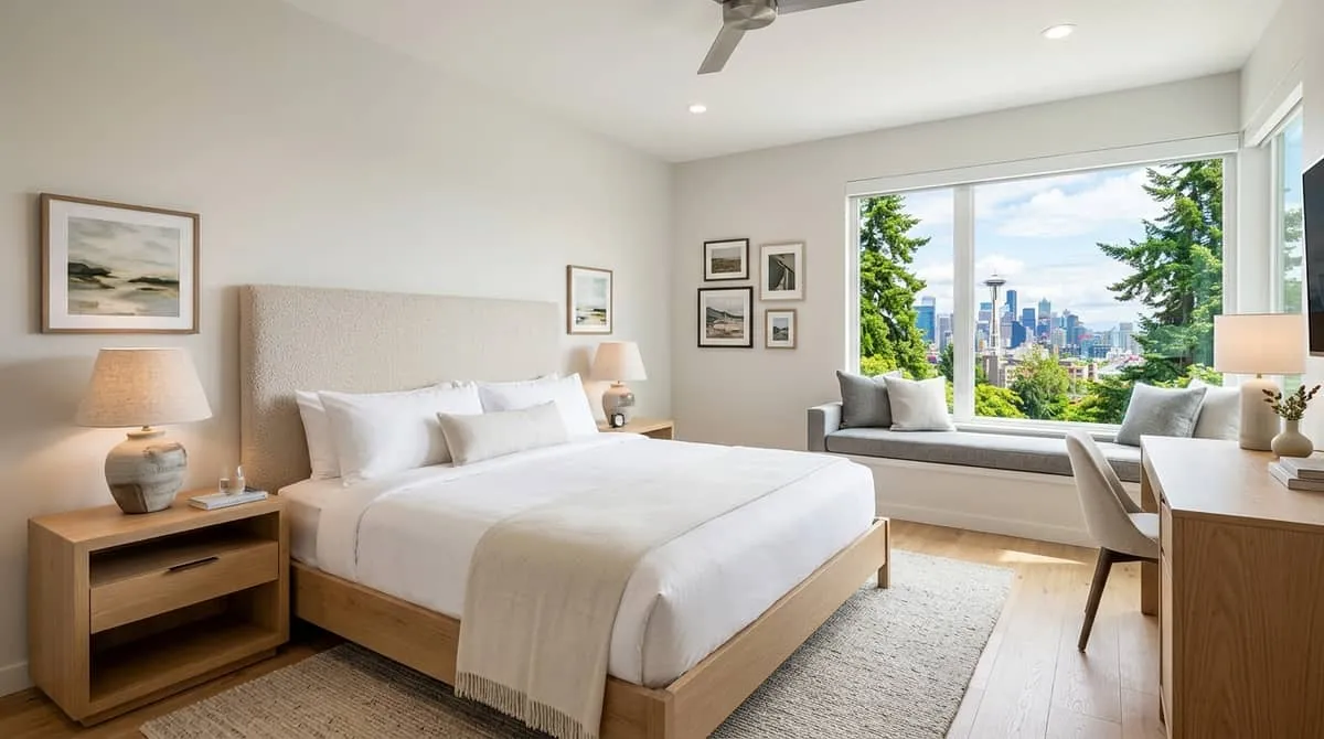 Contract-grade furniture specifications and material standards for Pacific Northwest boutique hotel properties