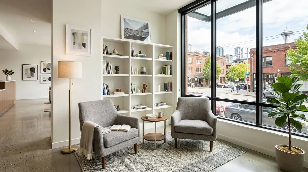 Pacific Northwest design identity translated into boutique hotel furniture sourcing for Seattle properties
