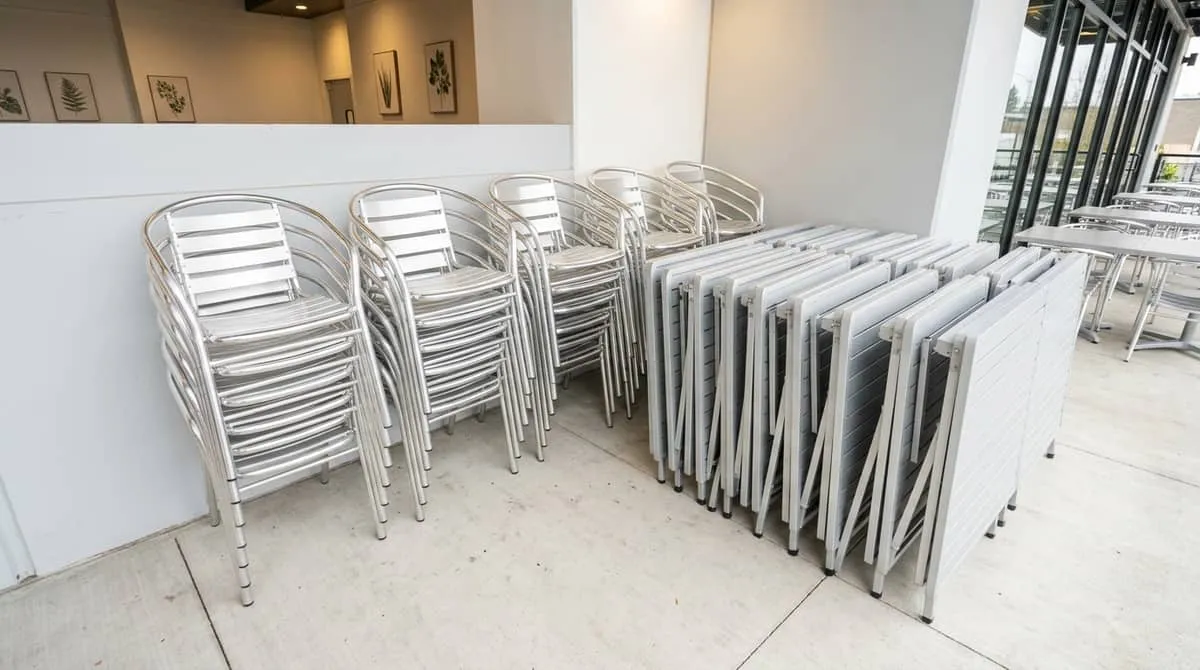 Outdoor patio furniture for Capitol Hill, Ballard, and waterfront Seattle restaurant and hotel operators