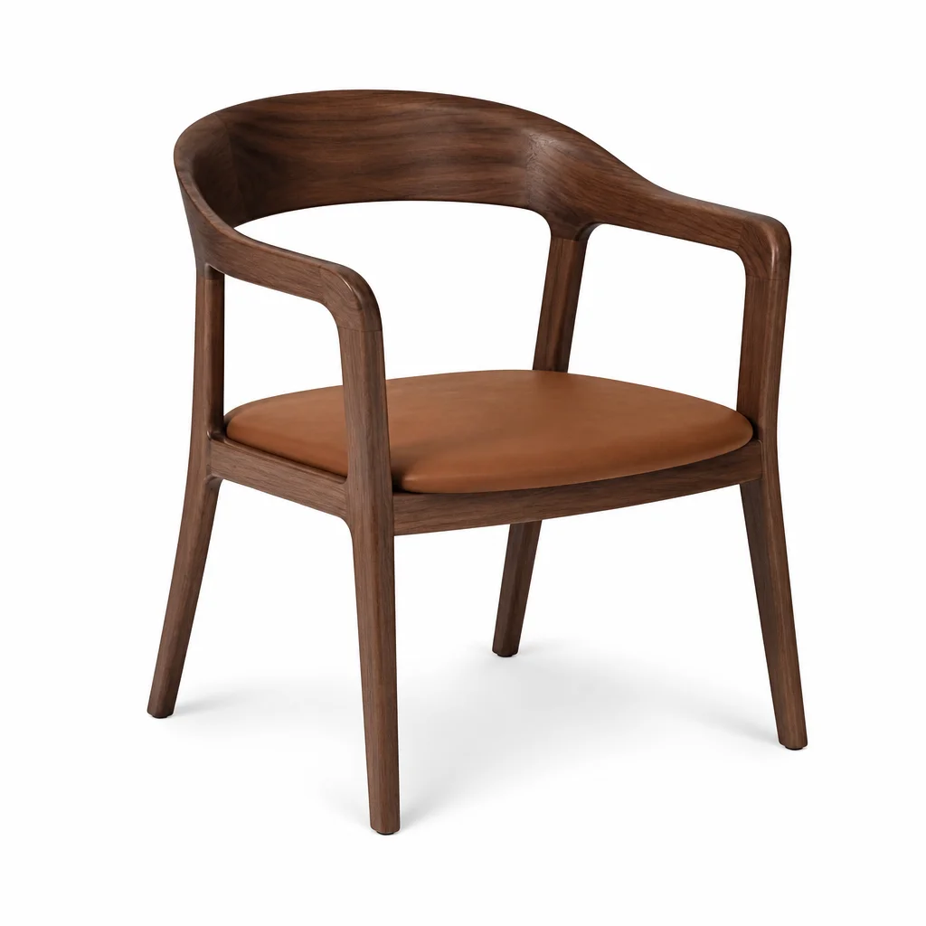 Sable Arc Armchair, view 1