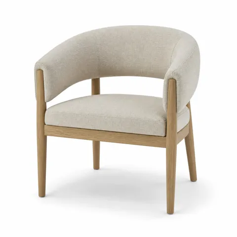 Ivory Crest Armchair