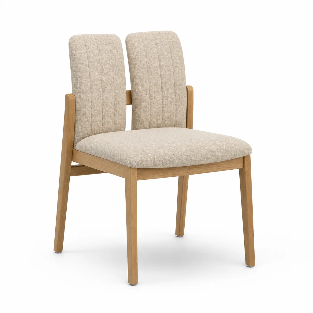 Ivory Field Banquet Chair, view 1