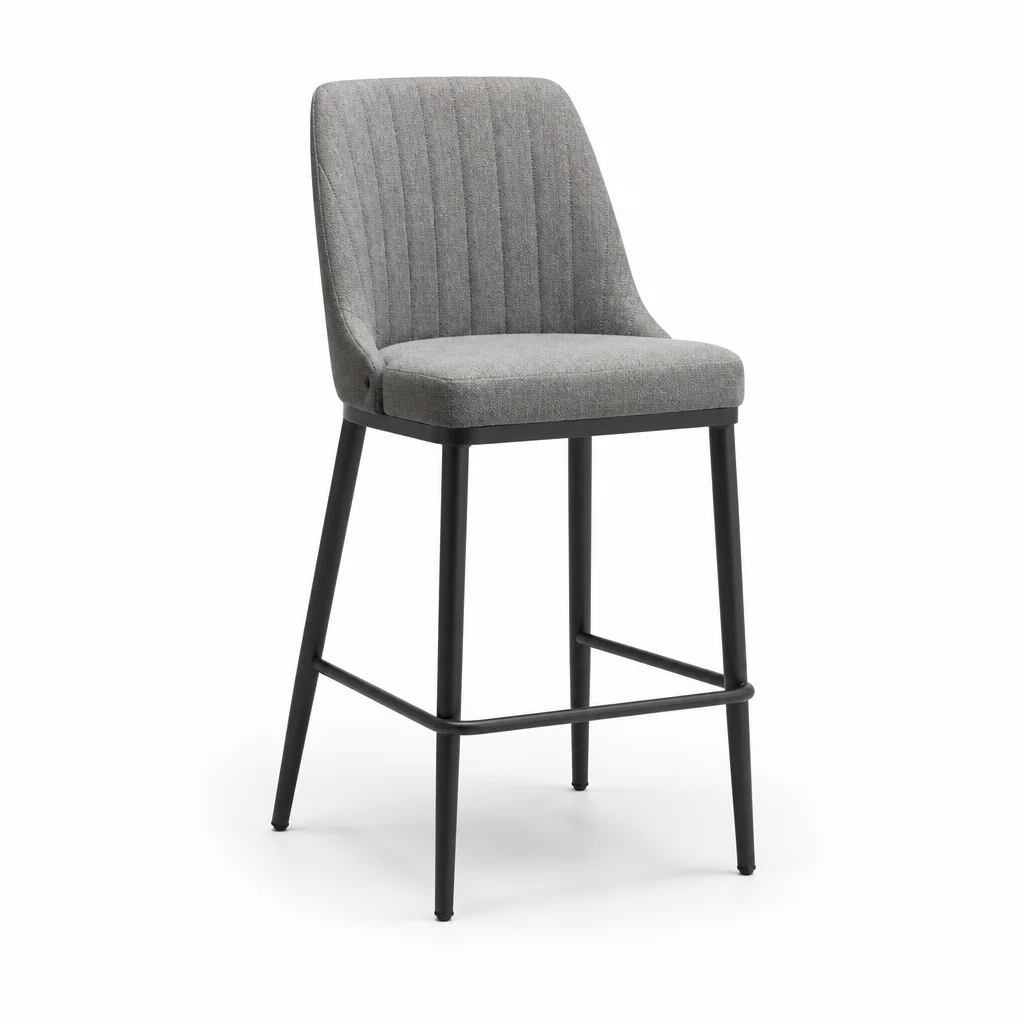Slate Arc Barstool, view 1
