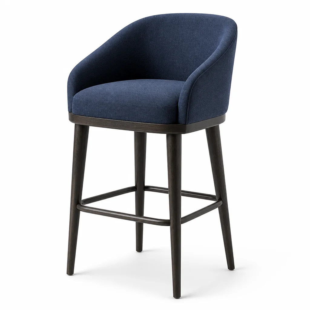 Indigo Arc Barstool, view 1