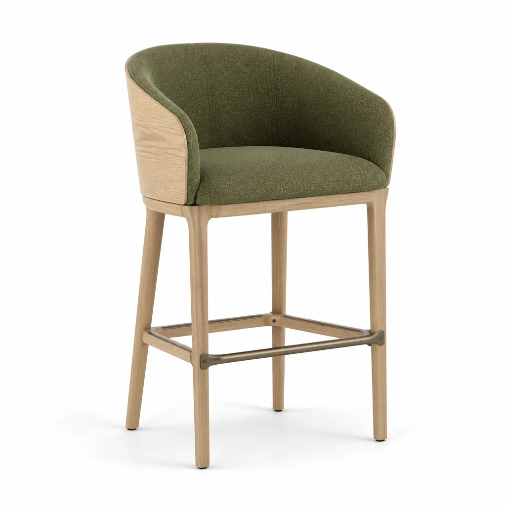 Sage Arc Barstool, view 1