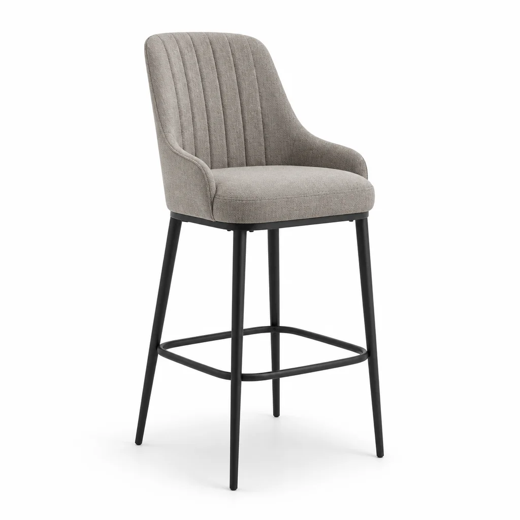 Slate Bloom Barstool, view 1