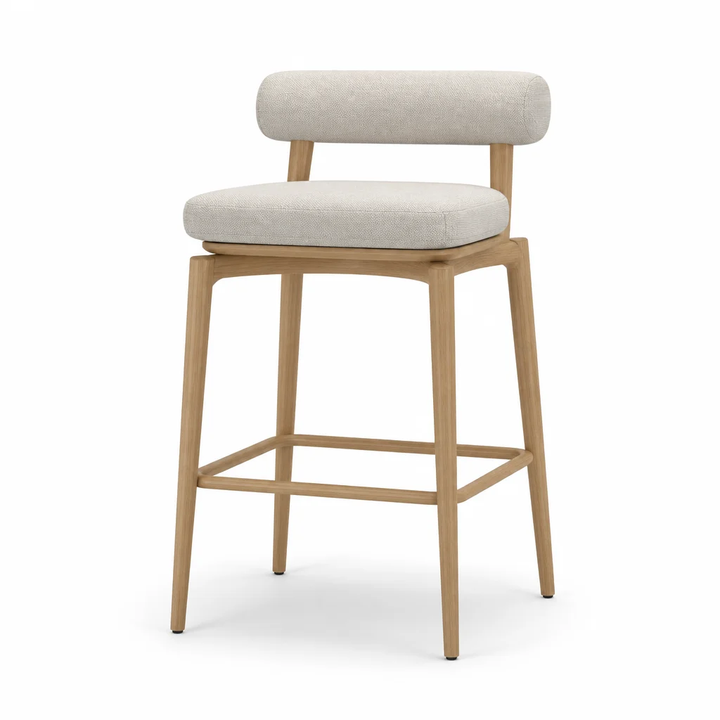 Ivory Rise Barstool, view 1