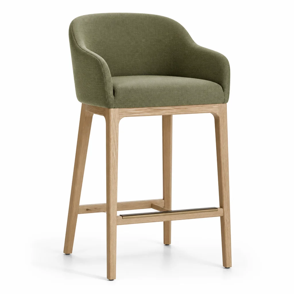 Sage Bloom Barstool, view 1
