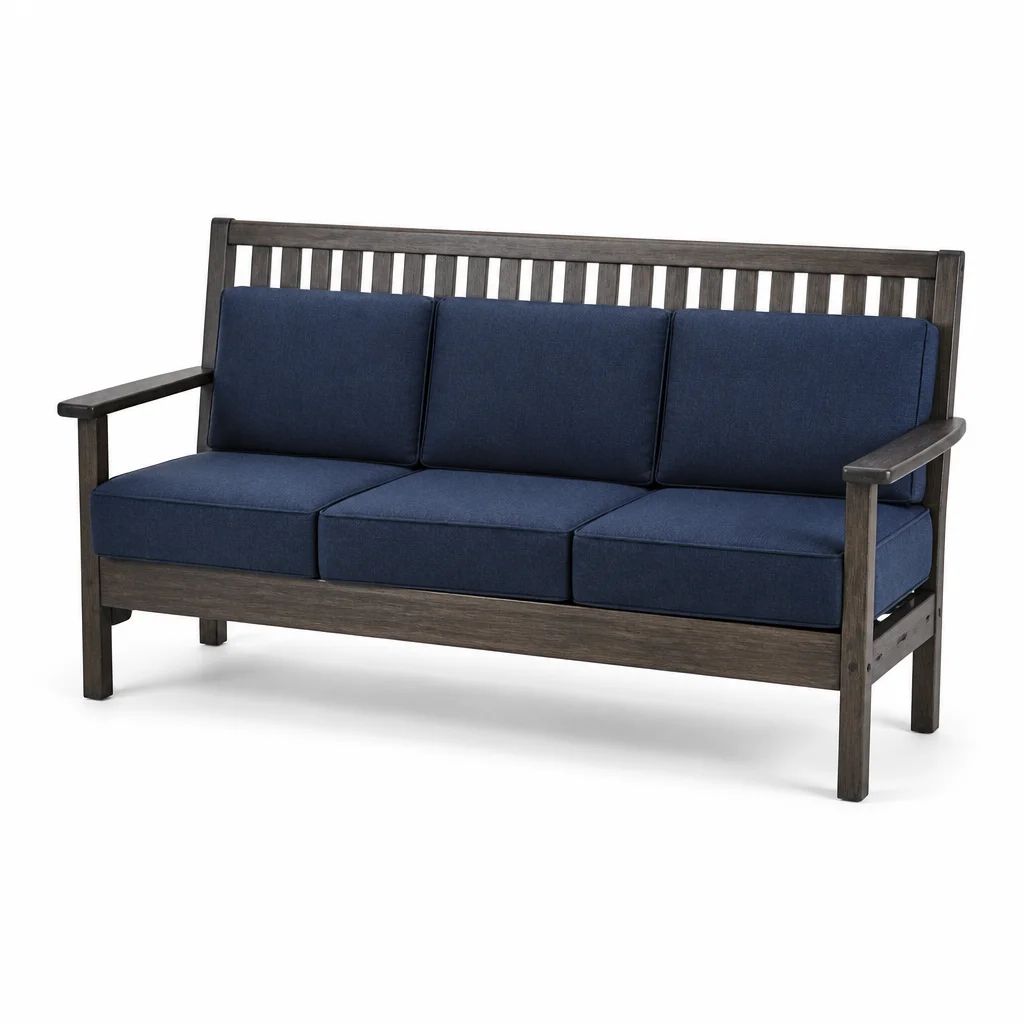 Indigo Arc Bench, view 1