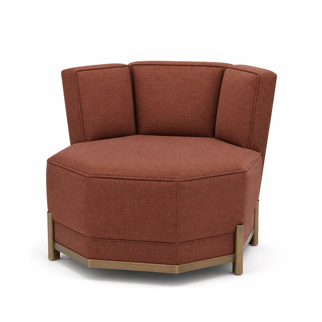 Ember Crest Corner Lounge Chair, view 1