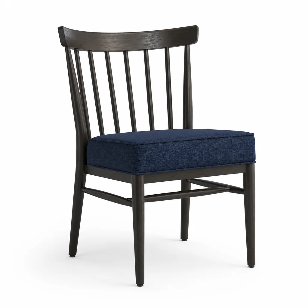 Indigo Bloom Dining Chair, view 1