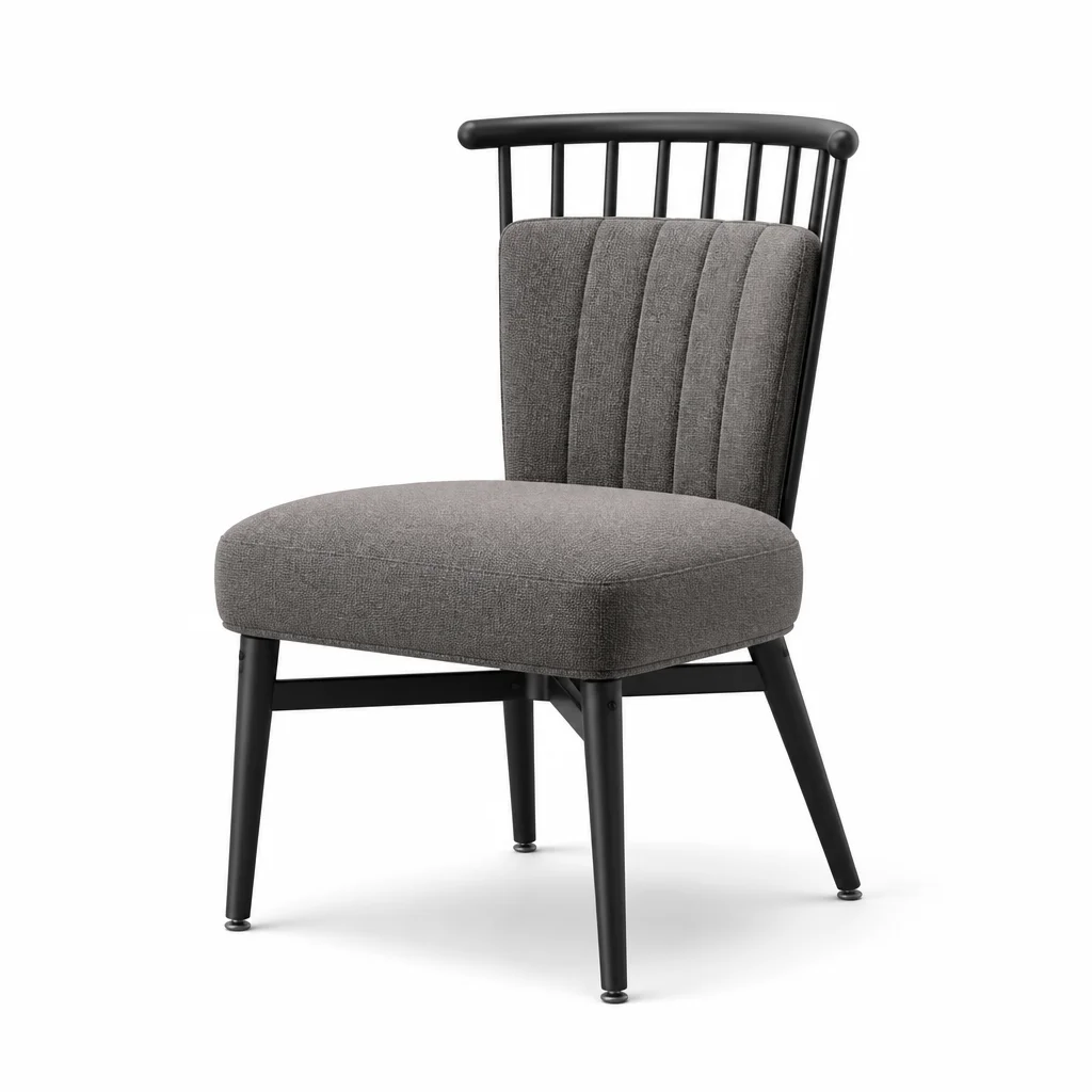 Slate Bloom Dining Chair, view 1