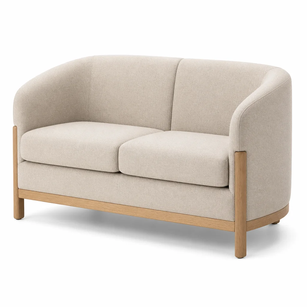 Ivory Crest Sofa, view 1