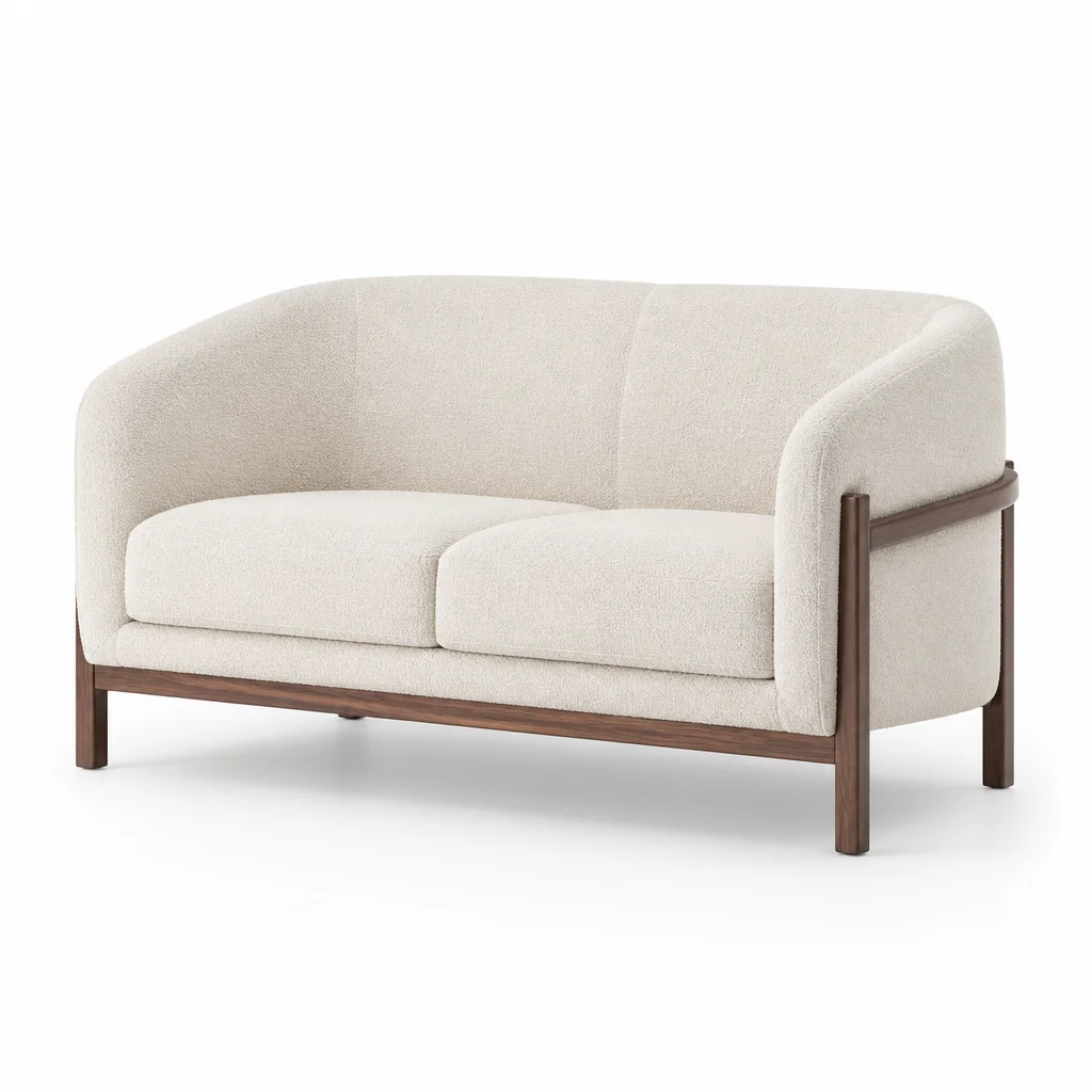 Ivory Field Sofa, view 1
