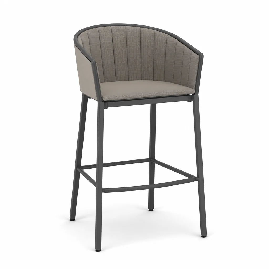 Slate Arc Outdoor Counter Stool, view 1