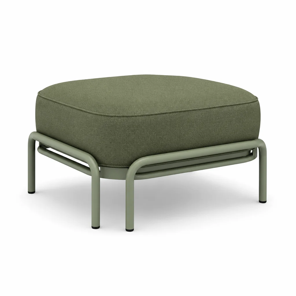 Sage Crest Outdoor Ottoman, view 1