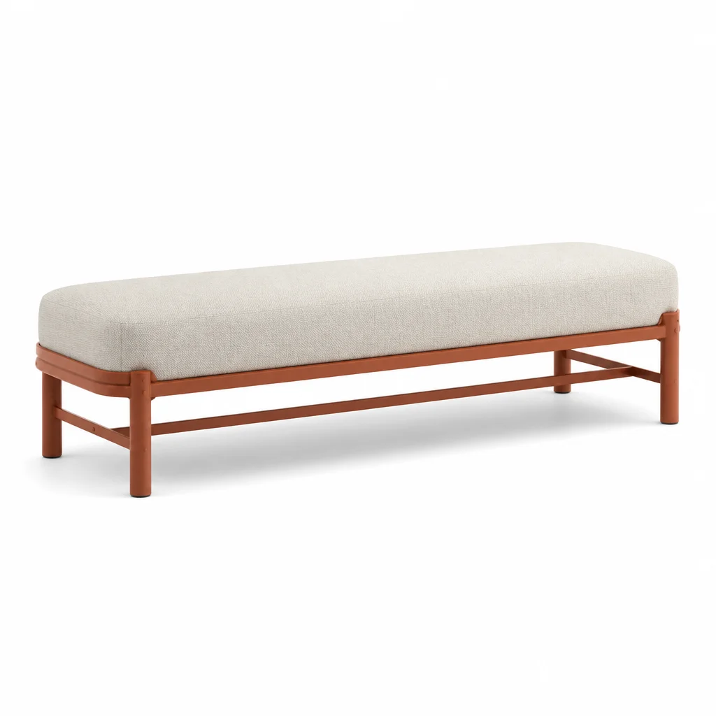 Ember Dune Outdoor Ottoman, view 1