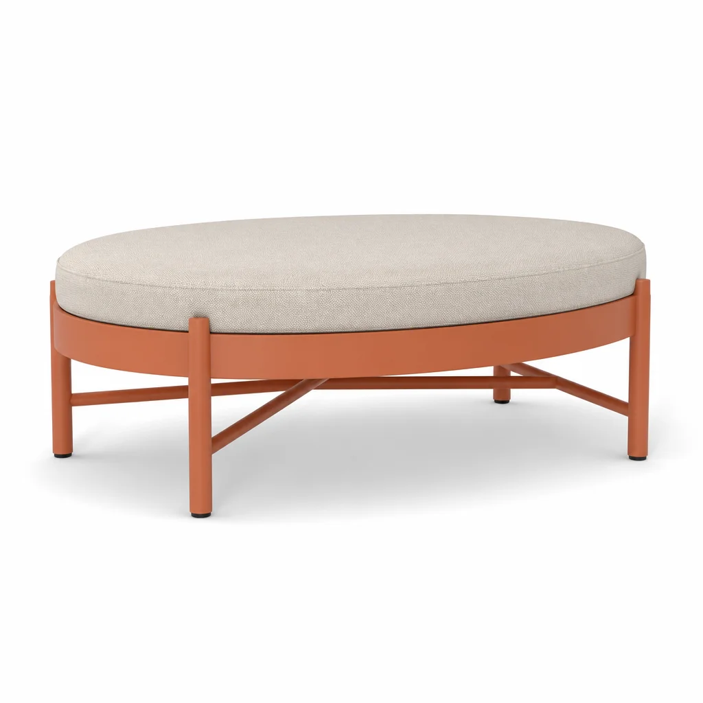 Ember Arc Outdoor Ottoman, view 1