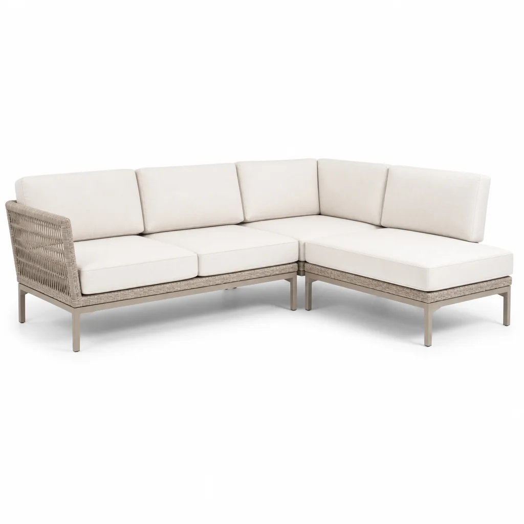 Ivory Wing Outdoor Sectional, view 1