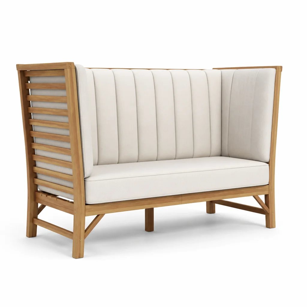 Ivory Bloom Outdoor Sofa, view 1