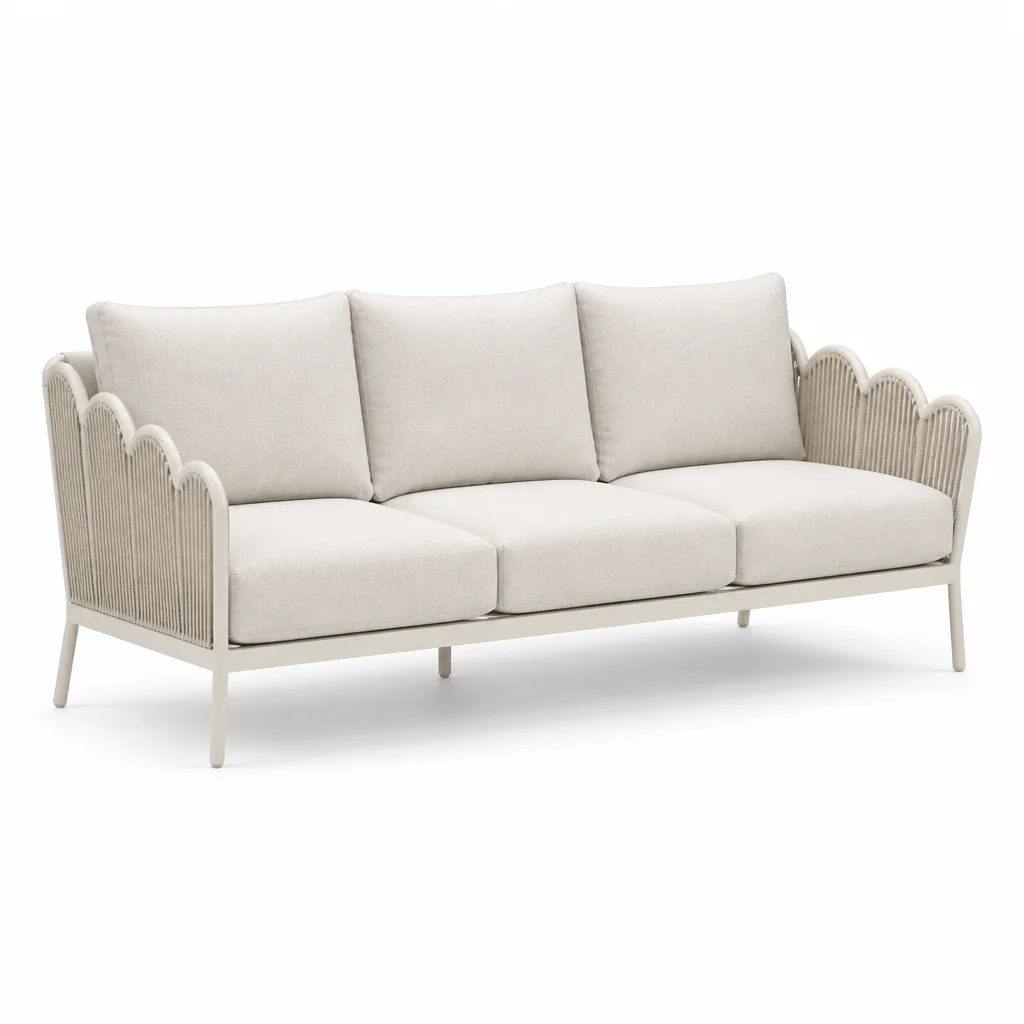 Ivory Dune Outdoor Sofa, view 1