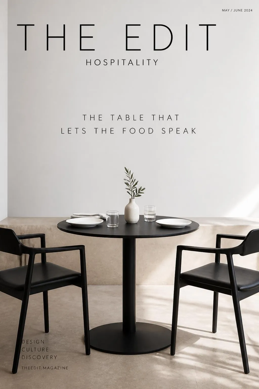 Steel Black Disc Base (Dining) thumbnail 2