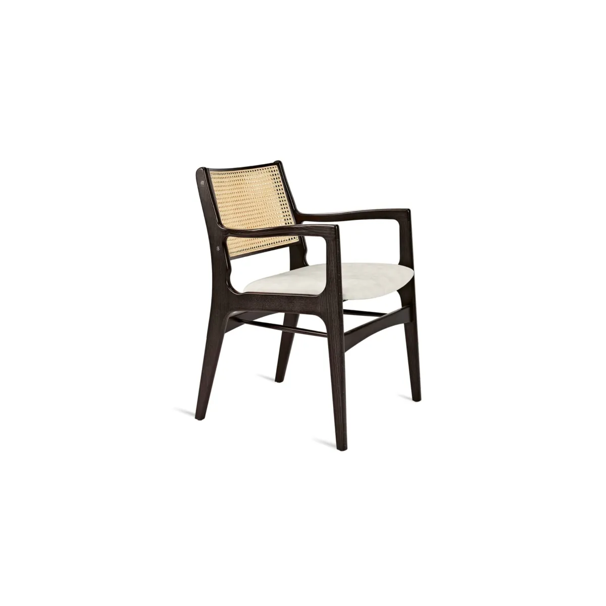 Moussy Armchair (Woven Back | Open Arms)