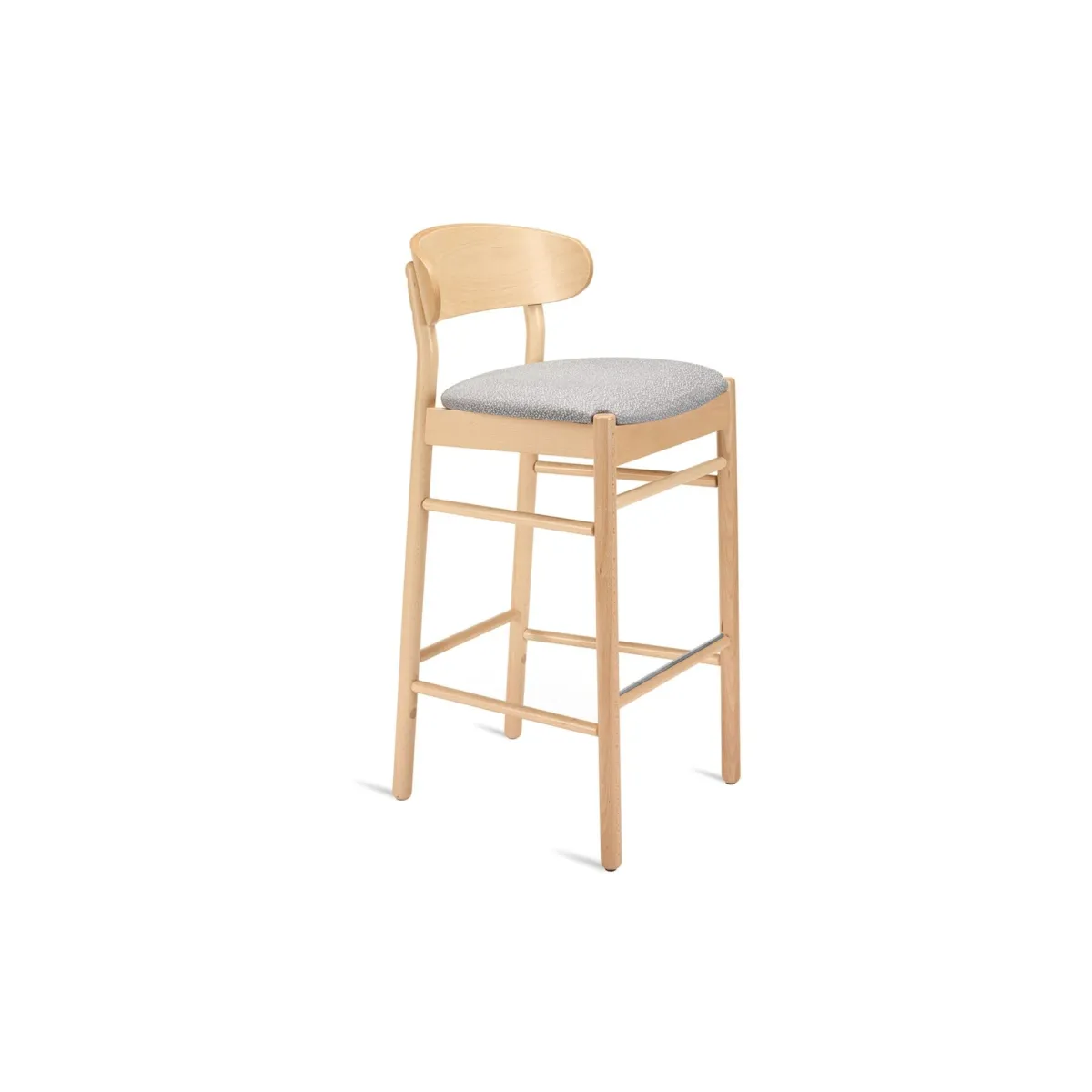 Cassian Barstool (Wood Back)