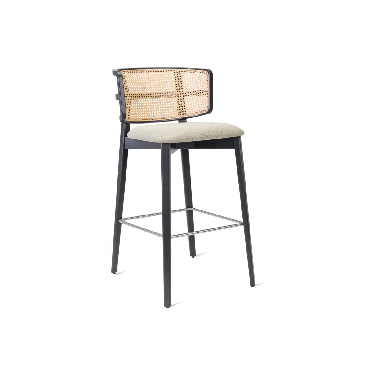 Conrad Wicker Barstool