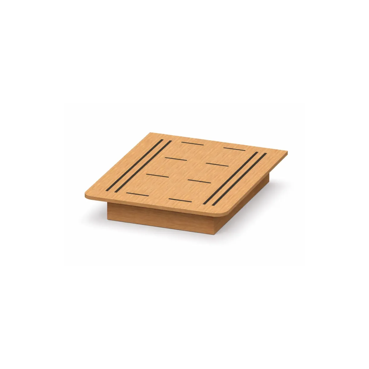 HI-GR-306 | Queen Platform Bed Base