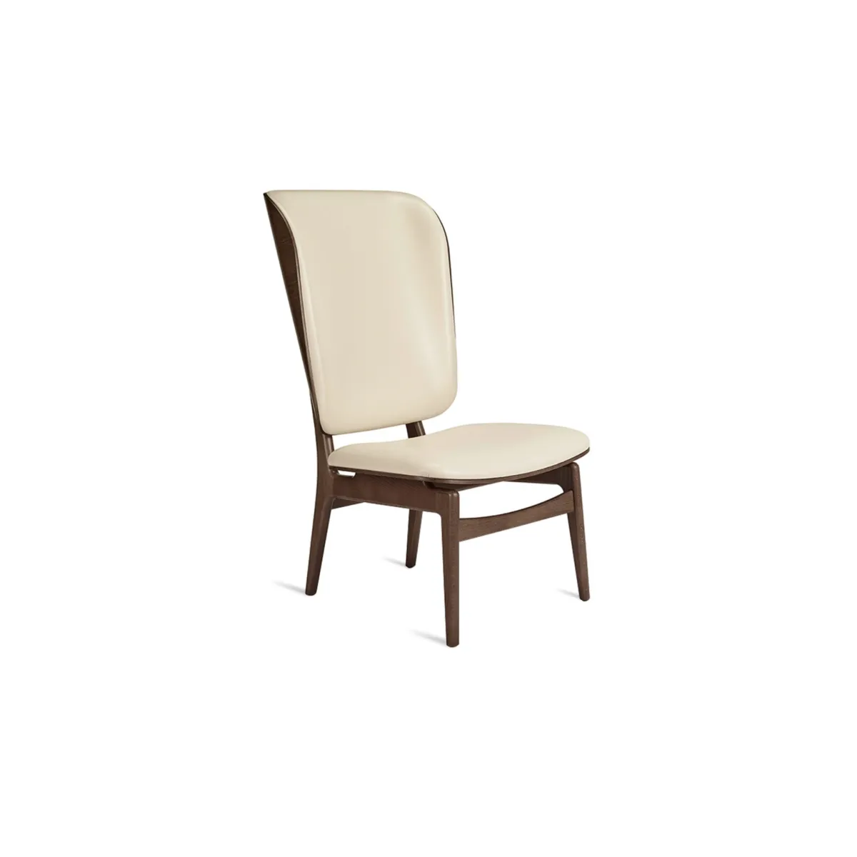 Kira Lounge Chair 
(High Back-Wood Back)