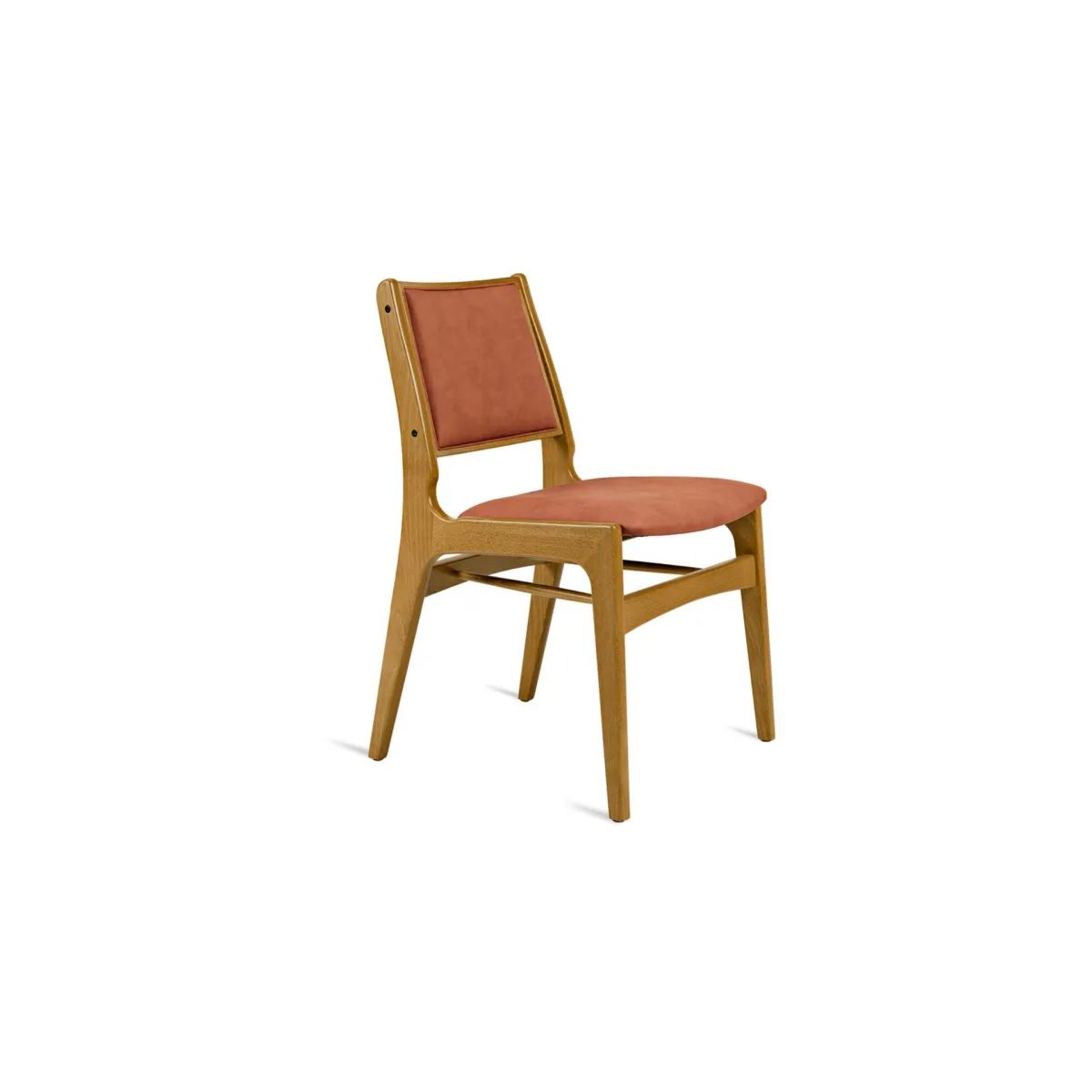 Moussy Side Chair (Upholstered Front / Woven Back)