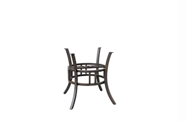 Hamilton Dining Table Base W/UH (39″Sq / 48″ Rd Top)