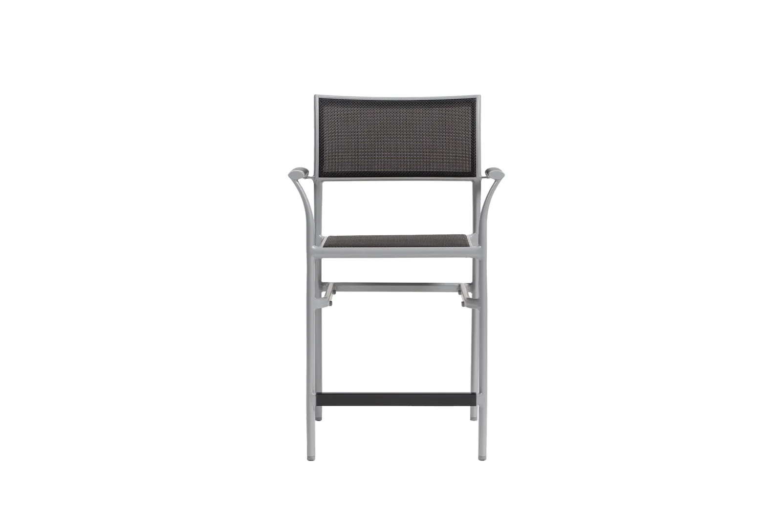 New Roma (Sling) Counter Chair w/Aluminum Arm (Stackable) thumbnail 2